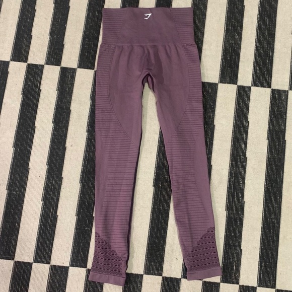 GYMSHARK Women’s Purple Wash Energy Seamless Leggings Small - Picture 7 of 12